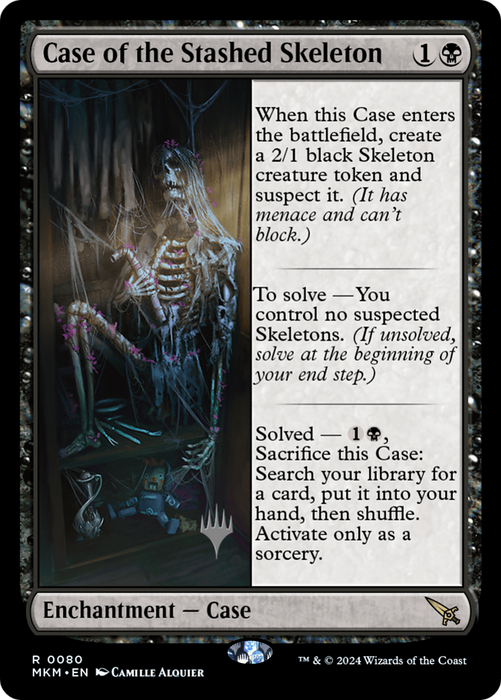 Case of the Stashed Skeleton (PPMKM-080) - Murders at Karlov Manor Promos - for just $0.32! 
