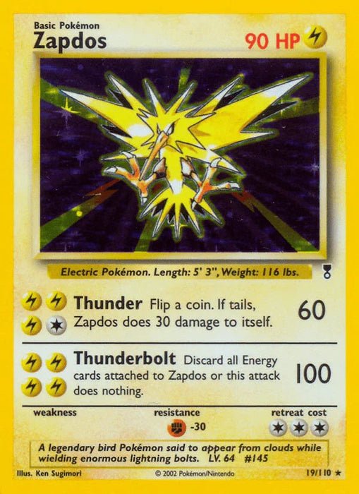Zapdos (19/110) [Legendary Collection] - for just $14.25! 