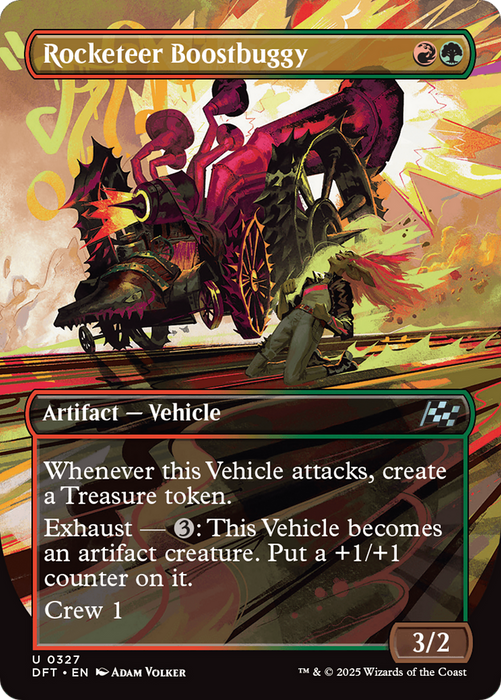 Rocketeer Boostbuggy (DFT-327) - Aetherdrift (Borderless) Foil - for just $0.07! 