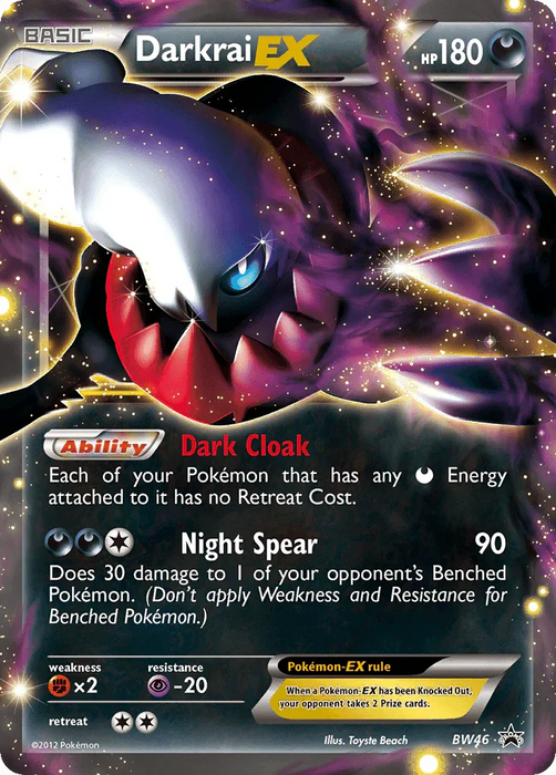 Darkrai EX (BW46) [Black & White: Black Star Promos] - for just $7.10! 