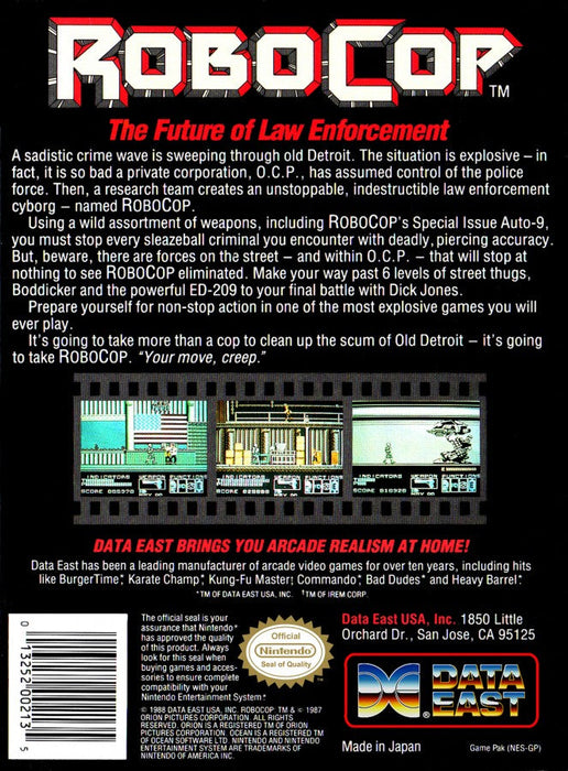 Robocop – Nintendo Entertainment System (NES) - for just $8.99! 