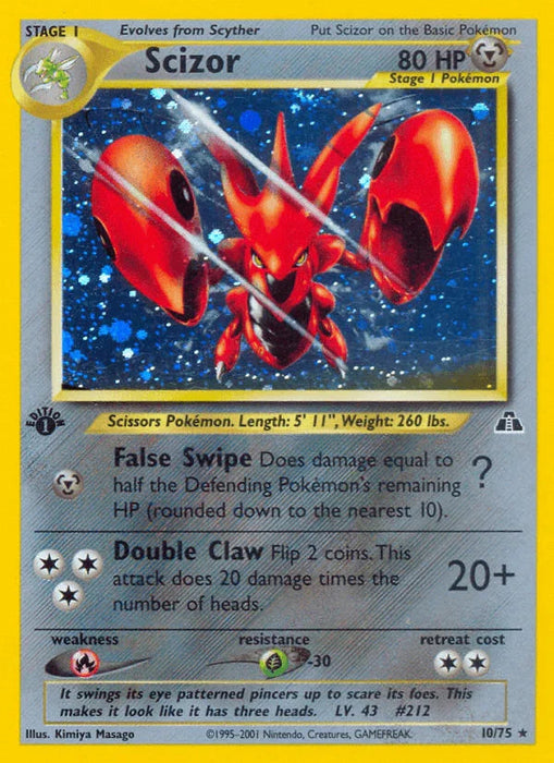Scizor (10/75) [Neo Discovery 1st Edition] - for just $49! 