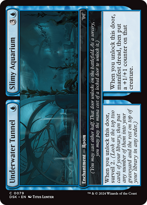 Underwater Tunnel // Slimy Aquarium (DSK-079) - Duskmourn: House of Horror - for just $0.02! 