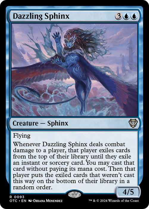 Dazzling Sphinx (OTC-093) - Outlaws of Thunder Junction Commander - for just $0.11! 