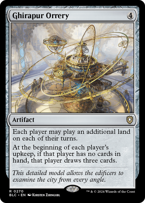 Ghirapur Orrery (BLC-270) - Bloomburrow Commander - for just $0.10! 