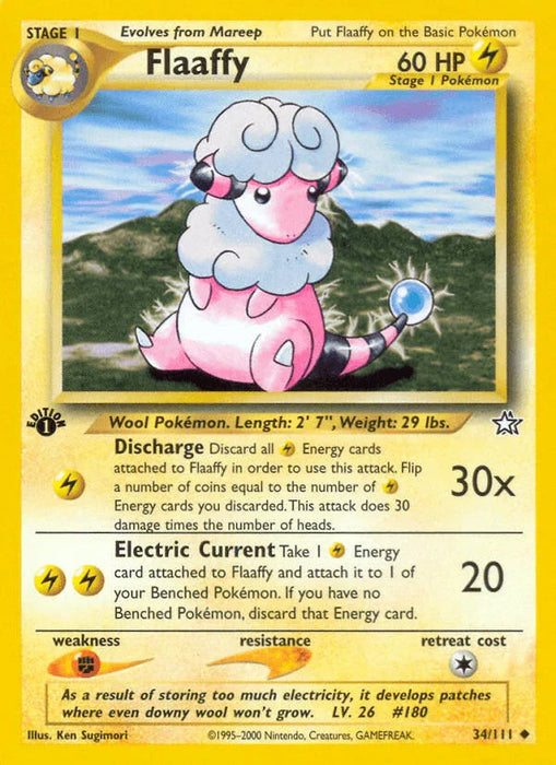 Flaaffy (34/111) [Neo Genesis 1st Edition] - for just $1.40! 