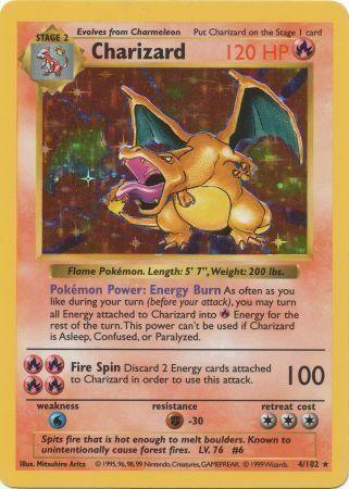 Charizard (4/102) [Base Set Shadowless Unlimited] - for just $858.55! 