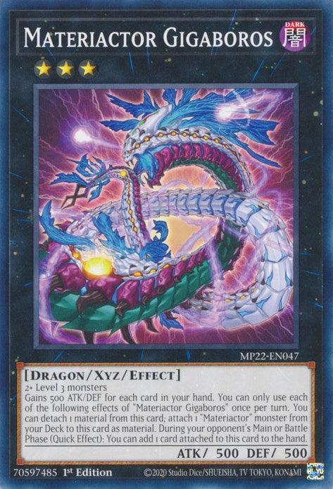 Materiactor Gigaboros [MP22-EN047] Common - for just $0.10! 