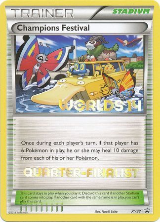 Champions Festival (XY27) (2014 Quarter Finalist) [XY: Black Star Promos] - Just $350.50! Shop now at Retro Gaming of Denver