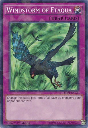 Windstorm of Etaqua [BP03-EN196] Shatterfoil Rare - for just $0.10! 