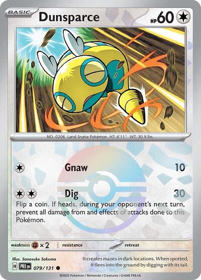 Dunsparce (Poke Ball Pattern) (SV: Prismatic Evolutions) Near Mint Holofoil - for just $0.65! 