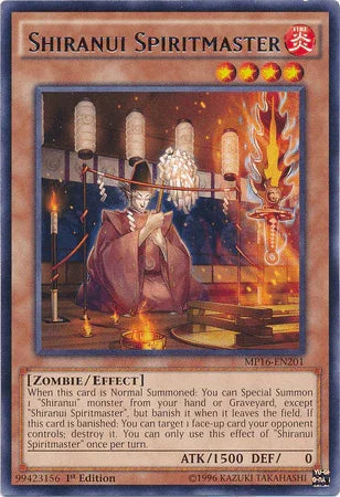 Shiranui Spiritmaster [MP16-EN201] Rare - for just $0.10! 