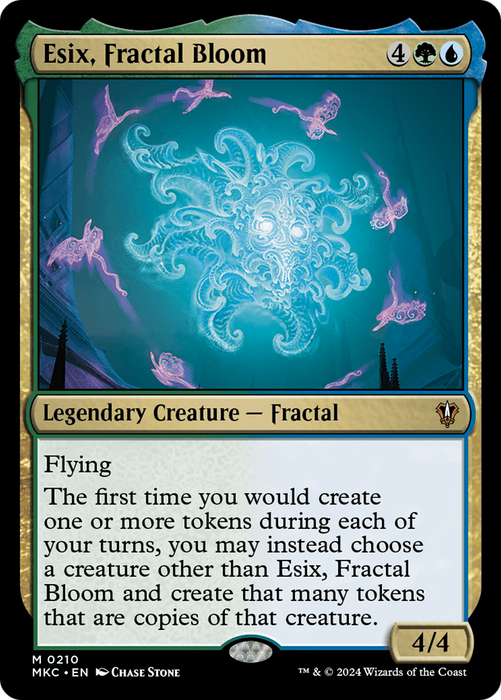 Esix, Fractal Bloom (MKC-210) - Murders at Karlov Manor Commander - for just $0.10! 