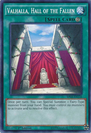 Valhalla, Hall of the Fallen [BP03-EN154] Common - for just $0.10! 