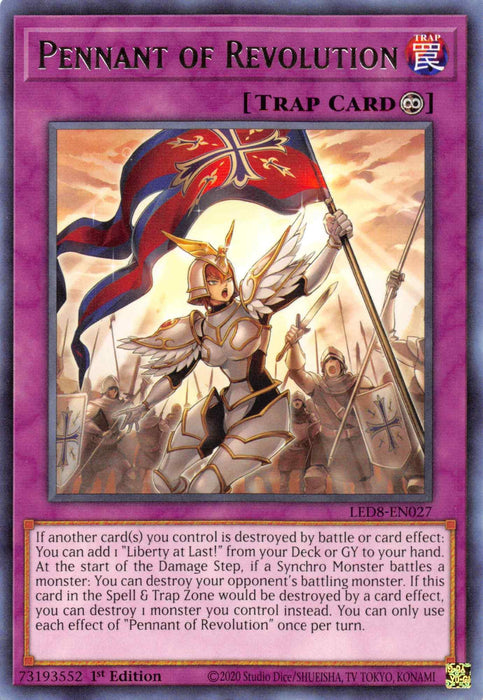 Pennant of Revolution [LED8-EN027] Rare - for just $0.10! 