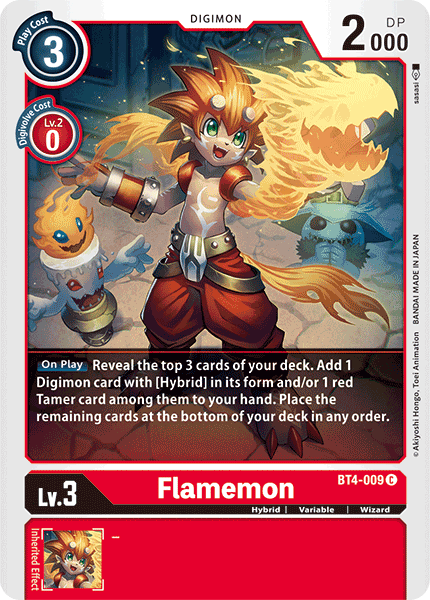 Flamemon [BT4-009] [Great Legend] - Just $0.09! Shop now at Retro Gaming of Denver