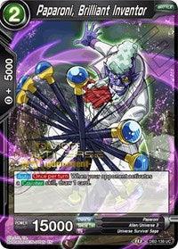 Paparoni, Brilliant Inventor (Divine Multiverse Draft Tournament) (DB2-139) [Tournament Promotion Cards] - for just $4! 