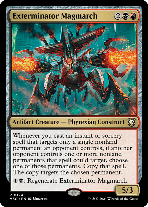 Exterminator Magmarch (M3C-124) - Modern Horizons 3 Commander - for just $0.05! 