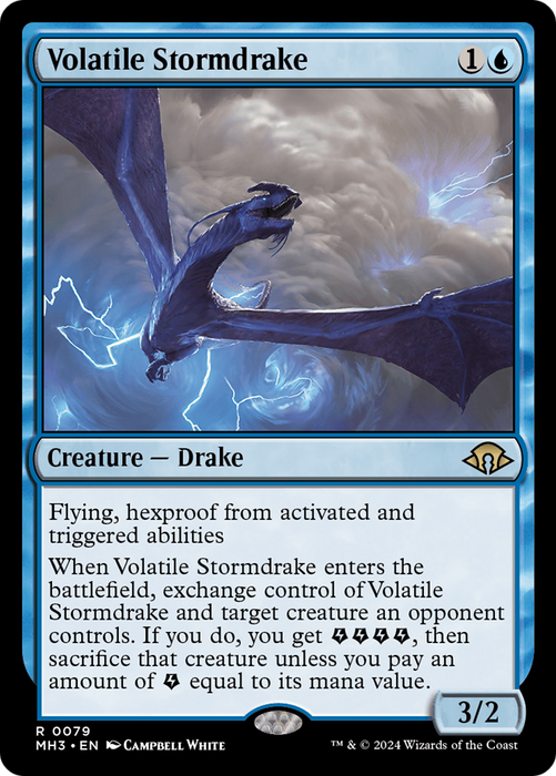 Volatile Stormdrake (MH3-079) - Modern Horizons 3 - for just $0.12! 