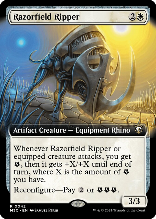 Razorfield Ripper (Extended Art) [Modern Horizons 3 Commander] - Just $0.03! Shop now at Retro Gaming of Denver