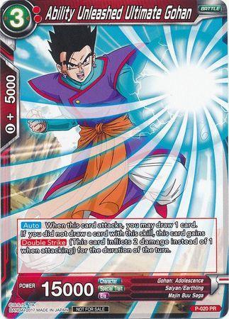 Ability Unleashed Ultimate Gohan (P-020) [Promotion Cards] - for just $0.20! 