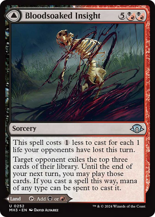 Bloodsoaked Insight (MH3-252) - Modern Horizons 3 - for just $0.10! 