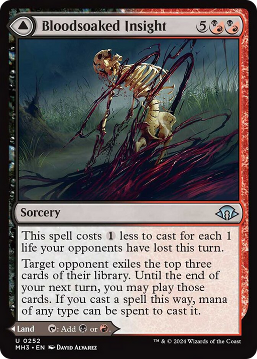 Bloodsoaked Insight (MH3-252) - Modern Horizons 3 - for just $0.10! 