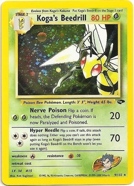 Koga's Beedrill (9/132) [Gym Challenge Unlimited] - for just $11.80! 