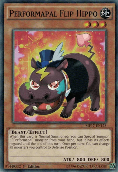 Performapal Flip Hippo [MP17-EN128] Common - for just $0.10! 