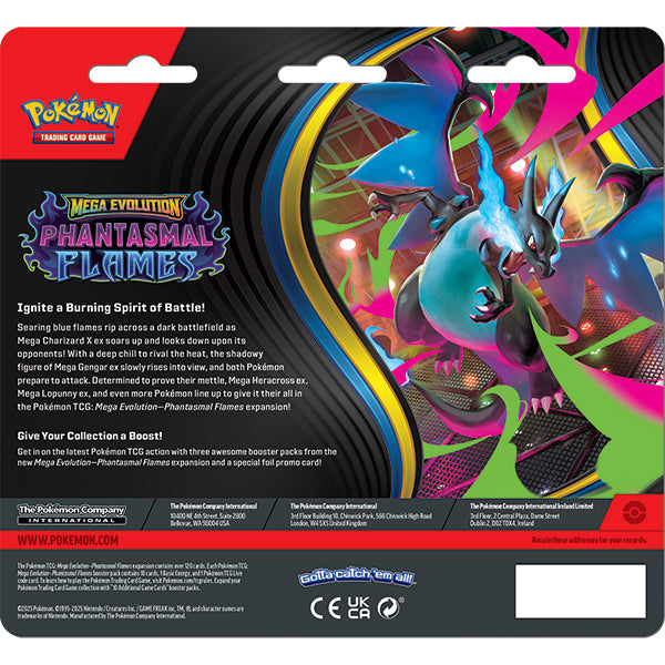 Pokemon: Mega Evolution - Phantasmal Flames 3-Blister Booster Pack - Weavile - for just $17.50! 