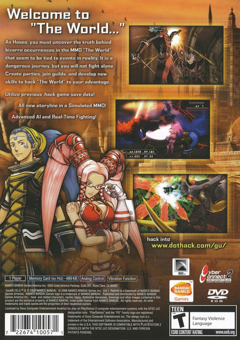.hack//G.U. Vol.1: Rebirth – PlayStation 2 (PS2) - for just $15.99! 