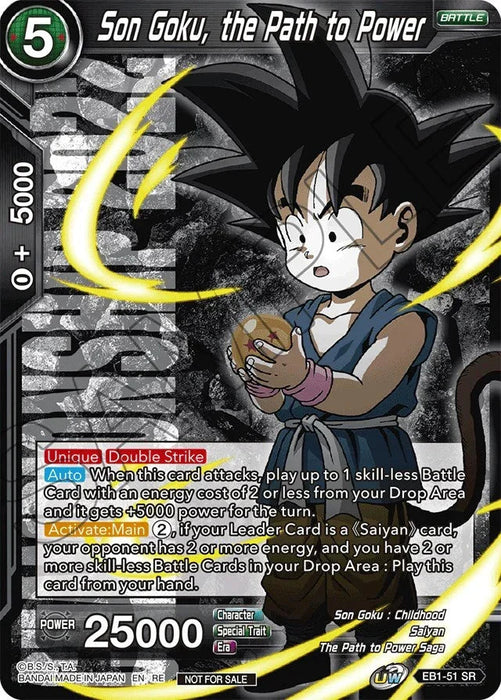 Son Goku, the Path to Power (Championship 2022) (EB1-51) [Promotion Cards] - for just $3.60! 