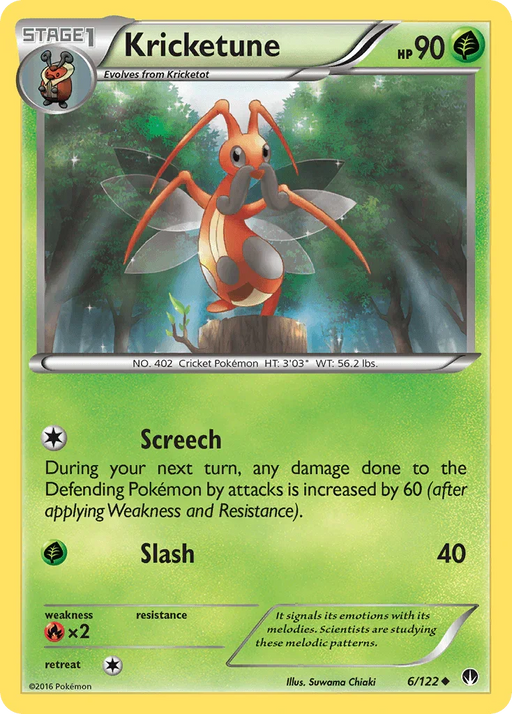 Kricketune (6/122) [XY: BREAKpoint] - for just $0.10! 