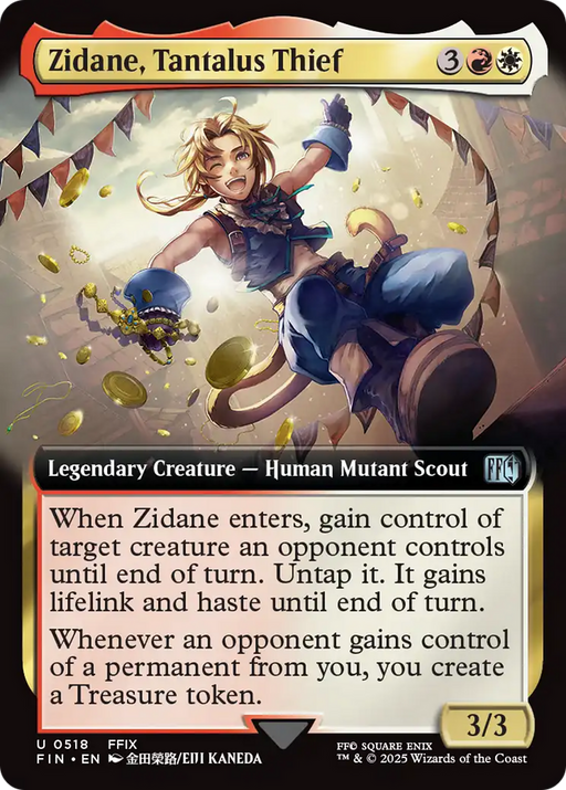 Zidane, Tantalus Thief (FIN-518) - FINAL FANTASY: (Extended Art) - for just $0.24! 