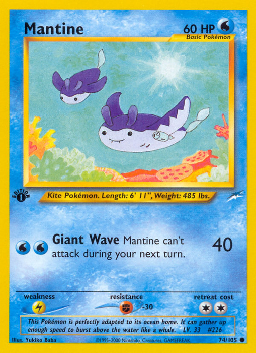 Mantine (74/105) [Neo Destiny 1st Edition] - Just $0.55! Shop now at Retro Gaming of Denver