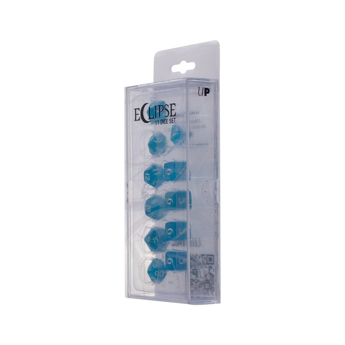 Ultra PRO: 11-Dice Set - Eclipse (Sky Blue) - Just $9.95! Shop now at Retro Gaming of Denver