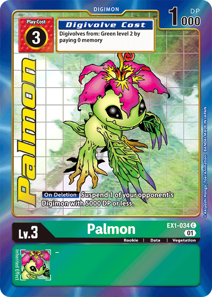 Palmon [EX1-034] (Alternate Art) [Classic Collection] - Just $0.35! Shop now at Retro Gaming of Denver