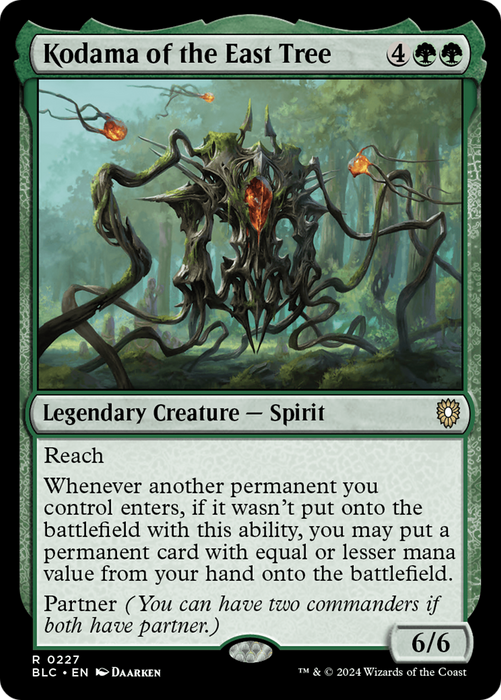 Kodama of the East Tree (BLC-227) - Bloomburrow Commander - for just $0.91! 