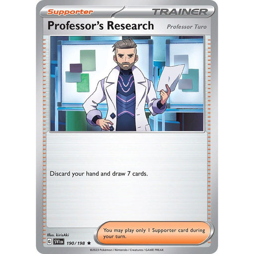 Professor's Research (190/198) (Theme Deck Exclusive) [Scarlet & Violet: Base Set] - Just $0.05! Shop now at Retro Gaming of Denver