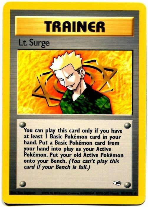 Lt. Surge (101/132) [Gym Heroes Unlimited] - for just $1.80! 