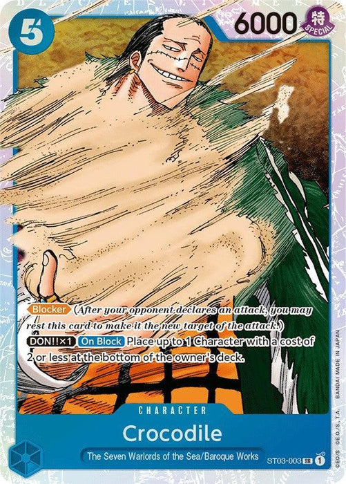 Crocodile (003) [Starter Deck: The Seven Warlords of The Sea] - for just $0.10! 