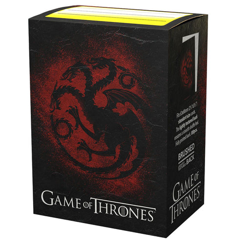 Dragon Shield: Standard 100ct Brushed Art Sleeves - Game of Thrones (House Targaryen) - Just $0! Shop now at Retro Gaming of Denver