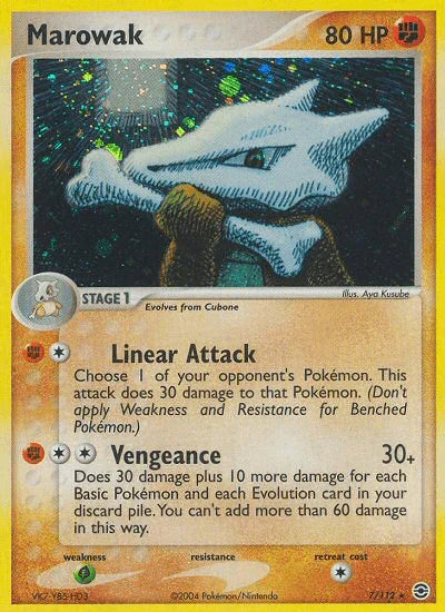 Marowak (7/112) [EX: FireRed & LeafGreen] - for just $13.10! 