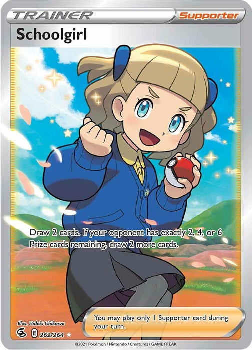 Schoolgirl (262/264) [Sword & Shield: Fusion Strike] - for just $0.90! 