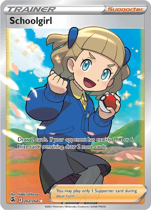 Schoolgirl (262/264) [Sword & Shield: Fusion Strike] - for just $0.95! 