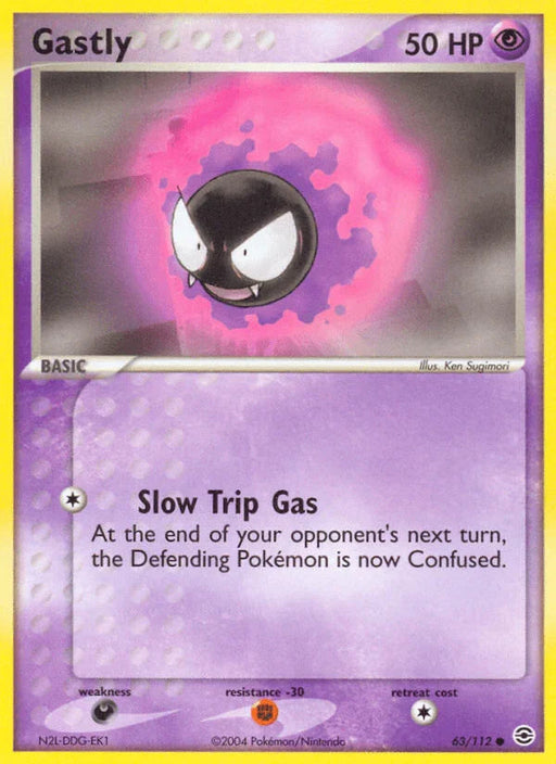 Gastly (63/112) [EX: FireRed & LeafGreen] - for just $0.65! 