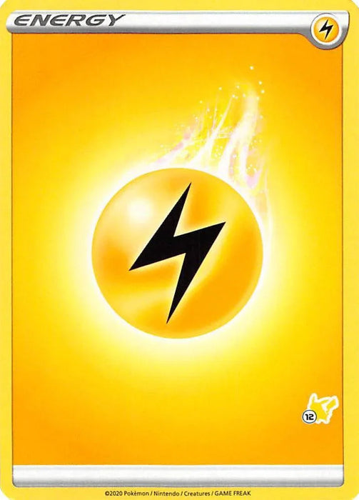 Lightning Energy (Pikachu Stamp #12) [Battle Academy 2022] - for just $0.20! 