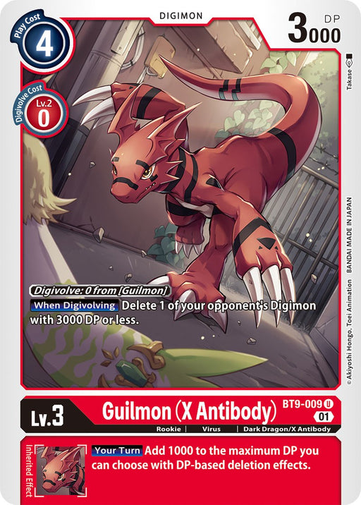 Guilmon (X Antibody) [BT9-009] [X Record] - Just $0.09! Shop now at Retro Gaming of Denver