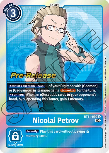 Nicolai Petrov [BT11-090] [Dimensional Phase Pre-Release Promos] - Just $0.35! Shop now at Retro Gaming of Denver