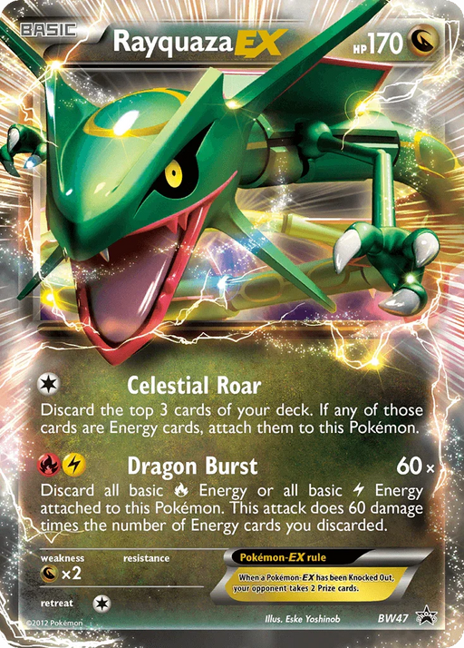Rayquaza EX (BW47) [Black & White: Black Star Promos] - for just $15.15! 
